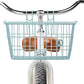 Retrospec Apollo-Lite Lift-Off Bike Basket - Detachable Steel Handlebar Basket with Carrying Handle for Commuting, Shopping & Beach Trips - 14.5in x 9.5in Weather-Resistant Biking Gear