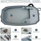 Hamiledyi Acrylic Turtle Aquarium Kit with Lid, Water Pump, Basking Platform, Bottom Drainage, Multi-Function Area Habitat for Turtles, Crabs, Crayfish, Tortoises