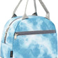FlowFly Insulated Lunch Cooler Bag - Tote Bag Organizer for Women/Men, Tie Dye