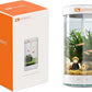Aquarium Kit-1.5 Gallon Self-Cleaning Betta Fish Tank with 3-in-1 Filtration System, Oxygenation,Water Circulation, Multi-Color LED Lights - Quiet Desktop Aquarium for Home,Office & Gifts(White)