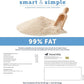 Smart & Simple 99% Fat | Horse Weight Gain Supplement Supports Ideal Body Condition in Horses | Easy to Use & Tasty High Fat Supplement Powder | 112 Servings | 14 lb Bag