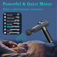 Massage Gun, Deep Tissue Massage Gun for Pain Relief, Quiet Electric Percussion Massager, Handheld Electric Muscle Massager with Carry Case 20 Speeds & LED Screen, Gift for Women/Men. Grey