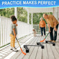 WIPHANY Hockey Stick Handling Training Aid Adjustable Hockey Stickhandling Trainer Suitable for On or Off Ice Lightweight Portable Hockey Training Aid for Improving Puck Control Dangler