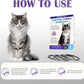 4 Pack Calming Collar for Cats - 60 Days Anxiety and Stress Relief, Relaxing Cat Collar, Adjustable Pheromones Collar for Cats，Natural Soothing for Continuous Calming