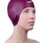 3D Swim Caps - Ear Protection Swimming Cap for Women & Men - Silicone, Waterproof - Fits Long & Short Hair - Adult & Youth