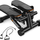 Sportsroyals Stair Stepper,Twist/Mini Stepper for Exercise at Home,Step Machine with Resistance Bands for Full Body Workout, 350lbs+ Capacity