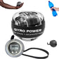 Cura Ball Hand Exerciser, Torque Gyro Ball Wrist Exerciser with LED Lights and Counter, Parallel Halo Power Wrist Ball for Strengthen Grip Strength, Arms, Fingers & Muscles, With Storage Pouch