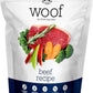Woof - Air Dried Dog Food, Toppers for Dry Food, High Protein, Natural Dog Food, Limited Ingredient Recipe Dry, Beef, 3.5 oz