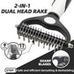 Dog Brush for Shedding, 7 PCS Dog Grooming Brush Kit, Undercoat Rake, Slicker Brush, Deshedding Comb, Bath Brush, Nail Clipper for Long & Short Haired Dogs & Cats, Black