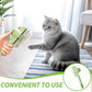 Pet Dematting Comb for Cats & Dogs, Stainless Steel Grooming Tool with Rounded Teeth for Matted Fur, Tangles & Loose Hair Removal, Ergonomic Handle for Easy Brushing