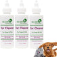 Dog & Cat Ear Cleaner Solution with Aloe Vera & Tea Tree Oil – Removes Itchy Ear Wax, Debris, Odor – Ears Wash, Drops & Flush for Pets, Dog Ears Cleaning, Cat Cleaner (4 oz- Pack of 3)