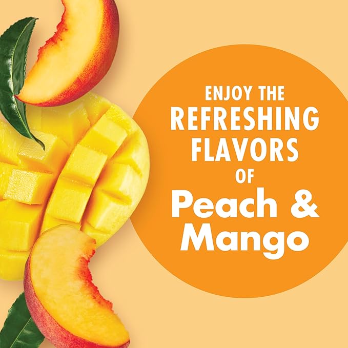 V8 Energy Peach Mango Energy Drink, 8 fl oz Can (6 Pack)