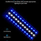 NICREW Marine Clip on Aquarium Light, Saltwater Fish Tank Light for Coral Reef Tanks with LCD Timer, 2 Lighting Modes