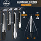 4 Pack Tongs For Cooking, Heat Resistant 600 Degrees 9",12" Stainless Steel Locking Metal Tong & 9",12" Kitchen Tongs with Silicone Tips, Non-Slip Food Silicone Tong, Heavy Duty, Non-Stick