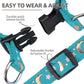 PUPTECK No Pull Dog Harness Soft Adjustable Basic Nylon Step in Puppy Vest Outdoor Walking with ID Tag, Moon Star Sky Blue, S