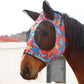 Harrison Howard Super Comfort Stretchy Fitting Horse Fly Mask with UV Protection Soft on Skin with Breathability Knitted Printing Large