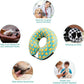 CuteBone Inflatable Dog Donut Collar with Removable Soft Fleece Covers for Small/Medium/Large Dogs and Cats After Surgery GWB04M