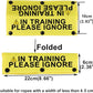 Funny Dog Leash Sleeve in Training Please Ignore Dog Leash Wrap Sleeve Alert Tag Pet Birthday Gift (Training Please Ignore-YE Sleeve)