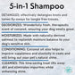 Gallon Bottle 5 in 1 Dog Shampoo for Itchy Skin - Sensitive Skin Dog Shampoo for Smelly Dogs - Dog Shampoos & Conditioners - Made in The USA