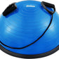 ZELUS Balance Ball Trainer with Resistance Bands and Foot Pump, Inflatable Yoga Ball for Home Gym Workouts, 23 Inch Exercise Half Ball for Balance Training Core Strength Fitness More, 330lb Cap