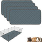 4 Pack Guinea Pig Cage Liners Washable Guinea Pig Bedding Super Absorbent | Waterproof | Non Slip| Reusable Guinea Pig Pee Pads for Small Animals Cages Rabbit Hamster Rat - 48" x 24"