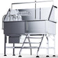 Professional 46" Dog Washing Station, Stainless Steel Dog Bathing Station, Height Adjustable Dog Wash Station, Storage Drawer, Upgrade Parts, Home, Commercial (Right Step)