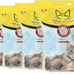 Cat Litter Crystals No Clumping Odor Control Kitty Litter Non-Clumping No scooping Low Dust, Low Tracking, Dehydrates Waste - 17.2 lbs (4 x 4.3 lb Packs)