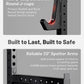 Mikolo Smith Machine, 2200lbs Squat Rack with LAT-Pull Down System & Cable Crossover Machine, Training Equipment with Leg Hold-Down Attachment