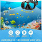 Greatever Dry Snorkel Set,Panoramic Wide View,Anti-Fog Scuba Diving Mask,Professional Snorkeling Gear