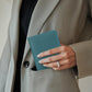 ALLIVE Passport Holder for Travel Women Men,Genuine Leather Passport Cover Wallet,Travel Must Haves Airport Essentials Travel Gifts Blue