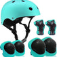 Adjustable Helmet for Ages 5-16 Kids Toddler Boys Girls Youth,Protective Gear with Elbow Knee Wrist Pads for Multi-Sports Skateboarding Bike Riding Scooter Inline skatings Longboard Roller Skate