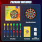 Magnetic Dart Board w/ 12 Darts, Kids Dartboard Gifts, Safe Indoor Outdoor Games for Kids 8-12, Teen Gifts for 6 7 8 9 10 11 12 13 14 Year Old Boys Girls