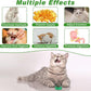 CCINEE 6PCS Catnip Balls for Cats Wall Catnip Toys Edible Cat Toys for Cat Lick Safe Healthy Kitten Chew Toys Teeth Cleaning Dental Cat Toys