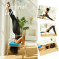 Yoga Headstand Bench- Stand Yoga Chair for Family, Gym - Wood and PU Pads - Relieve Fatigue and Build Up Body (Multi-Color)