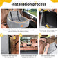Dog Car Seat for Large/Medium Dog, Booster Seat for Dogs Under 55Lbs or 2 Small Puppy, Detachable and Washable Travel Pet Bed with Thick Cushion and Storage Pockets (Gray)