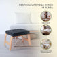 Yoga Headstand Bench- Stand Yoga Chair for Family, Gym - Wood and PU Pads - Relieve Fatigue and Build Up Body (Multi-Color)