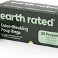 Earth Rated Odor-Blocking Poop Bags for Dogs with 3X Protect, Guaranteed to Block Smells & Leak-Proof Performance, Conceals Smell & Mess, Unscented, 108 Count