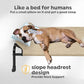 Veehoo Original Elevated Dog Cot - One-Sided Raised Headboard Cooling Pet Bed, Non-Slip & Breathable, L, CWC2417A