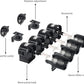 Upettools 12680 GPH Wave Maker Aquarium Circulation Pump - 4-Head Powerful Submersible Powerhead for Fresh & Saltwater Tanks (180-300 Gallons) with Adjustable Flow - Black