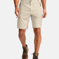 Pudolla Men's Hiking Cargo Shorts 9" Lightweight Outdoor Work Shorts for Men Travel Golf Camping Casual with 5 Zipper Pockets