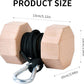 Wooden Wrist Roller and Forearm Strengthener,Grip Strength Trainer,Arm Blaster Exerciser,Strength Trainer For Fingers and Wrist.