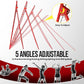 7x4FT Volleyball Rebounder Net,Angle Adjustable Volleyball Training Equipment for Hitting,Blocking,Serving,Setting, Easy Setup Volleyball Rebound Net, Portable Volleyball Trainer for Kids and Adults