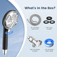 FEELSO Filtered Shower Head with Handheld, High Pressure 7-Spray Showerhead with Filters for Hard Water - Remove Chlorine, Reduce Dry Itchy Skin, Anti-clog Nozzles, Power Wash to Clean Tub, Tile & Pet