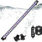 Submersible Aquarium Light for 24 to 43 Inch Fish Tank, 24/7 Cycle Fish Tank Light with Timer, Aquarium Plant Light with Full Spectrum+7 Single Colors, Auto On/Off, Adjustable Brightness