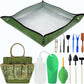Succulent Tools Kit with Organizer Bag- 13Pcs Indoor Gardening Tools |Mini Succulent Hand Tools with Tote, Succulent Transplanting Supplies, Present for Gardeners Plant Care (Honeysuck)