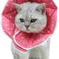 Adjustable Dog Cat Cone,Soft Recovery Cat Cone Collar,Dog Protective Collar for Cats and Puppy Surgery,Pink,Small