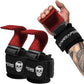 Gymreapers Weight Lifting Hooks (Pair), Heavy Duty Power Wrist Straps Hand Grip Support For Deadlifts, Pull Ups, Shrugs - Gym Gloves For Men and Women