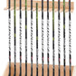 Leinuosen Hockey Stick Holder Wall Mounted and Vertical 2 in 1 Wooden Ice Hockey Rack Organizer Storage and Display Large Capacity Organizer Holds up to Sticks for Player Gifts