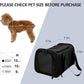 Cat Carriers Dog Carrier Pet Carrier for Small / Medium Cats Dogs Puppies (Up To 15lbs), TSA Airline Approved Small Dog Carrier Soft Sided, Collapsible Waterproof Travel Puppy Carrier -Black
