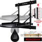 Heavy Duty Adjustable Speed Bag Platform Kit 24" + Speed Punching Ball (10"x7") Adjustable Height Wall Mount Professional Fitness Ball Boxing Reaction Training Kit